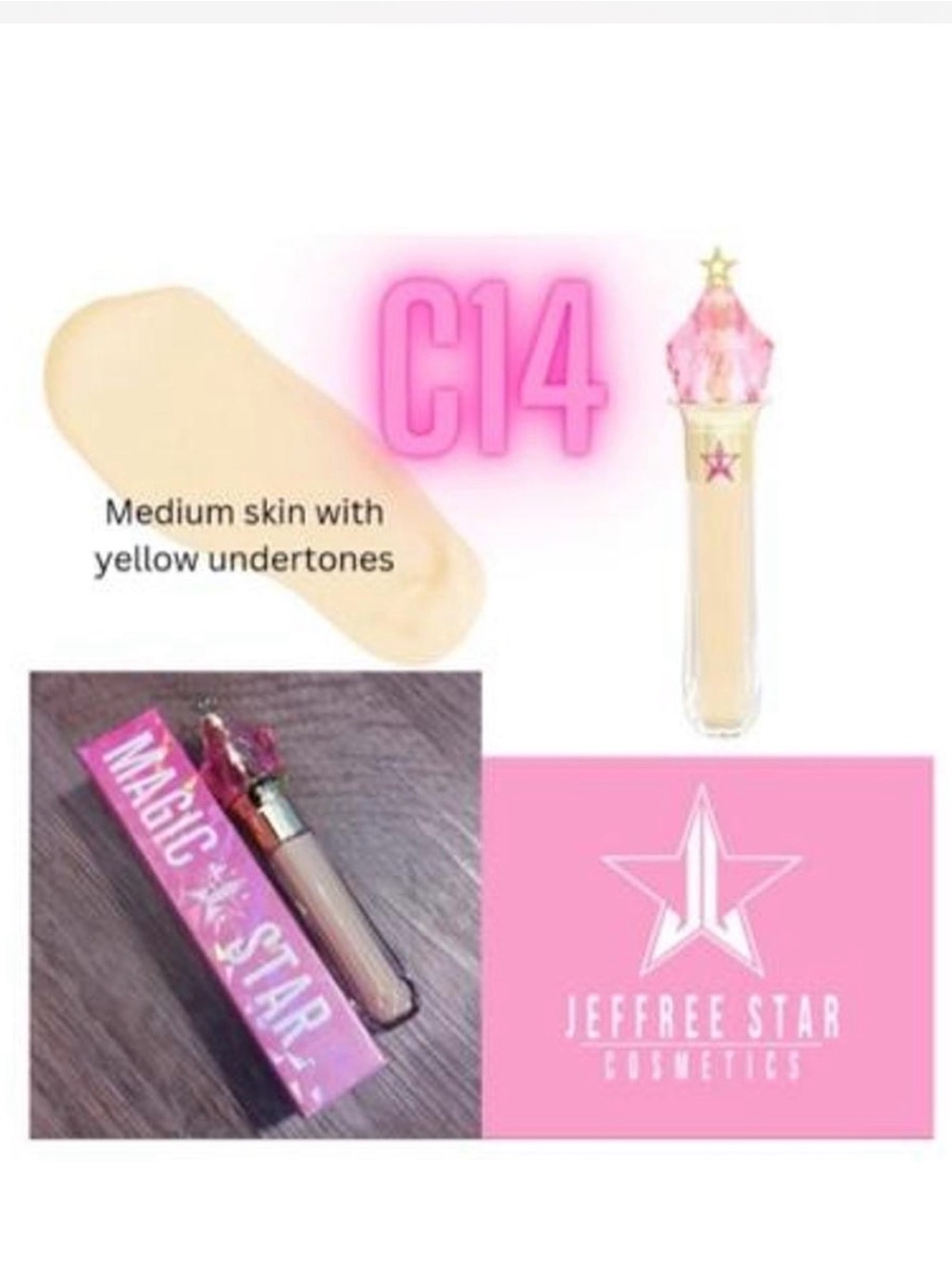 Jeffree Star Cosmetics Magic Star Liquid Concealer C14